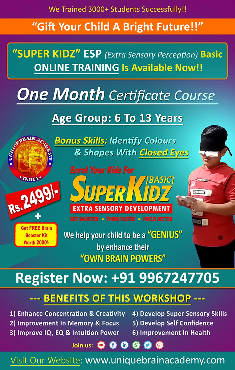 Brain Development Classes & Kids Skill Enhancement Academy in India