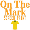 On The Mark Screenprint