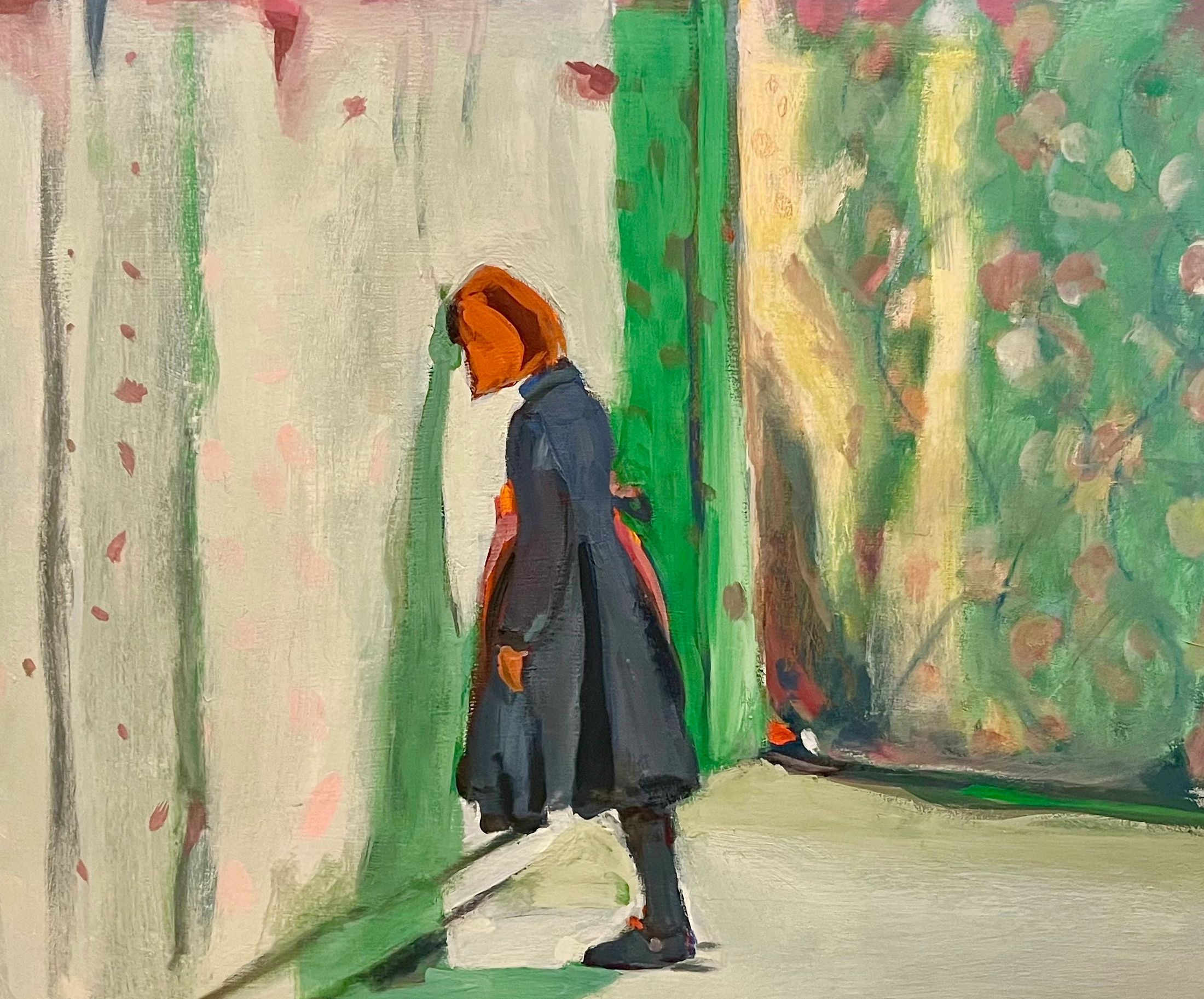 Think what you have done?
2024, casein on paper,
12"X18"-Sold