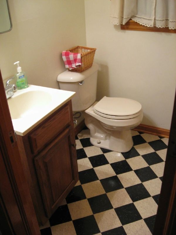 I can white tile in the kitchen next to this room, 12 inches by 12 inch style.What was left?I cut in