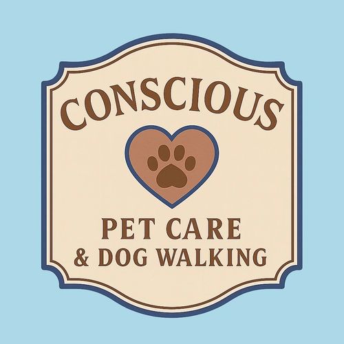 Logo for Conscious Pet Care and Dog Walking.