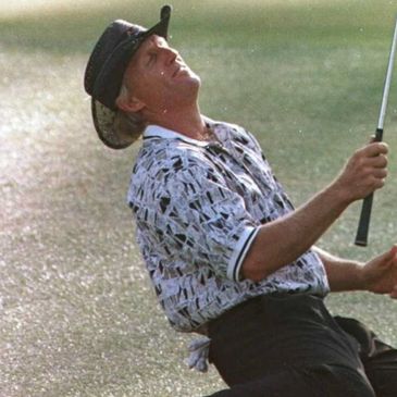 Greg Norman choking