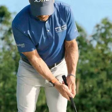 Golfer with the yips