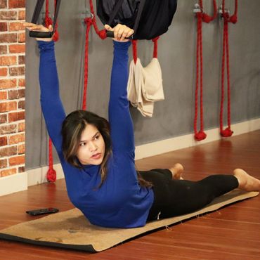 Yoga trapeze is now available in Peoria: What you can expect