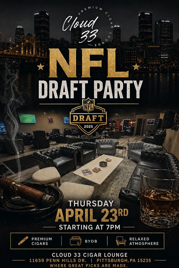 We will be hosting a 2026 NFL DRAFT Watch Party. Come on through and enjoy a great time outside of a