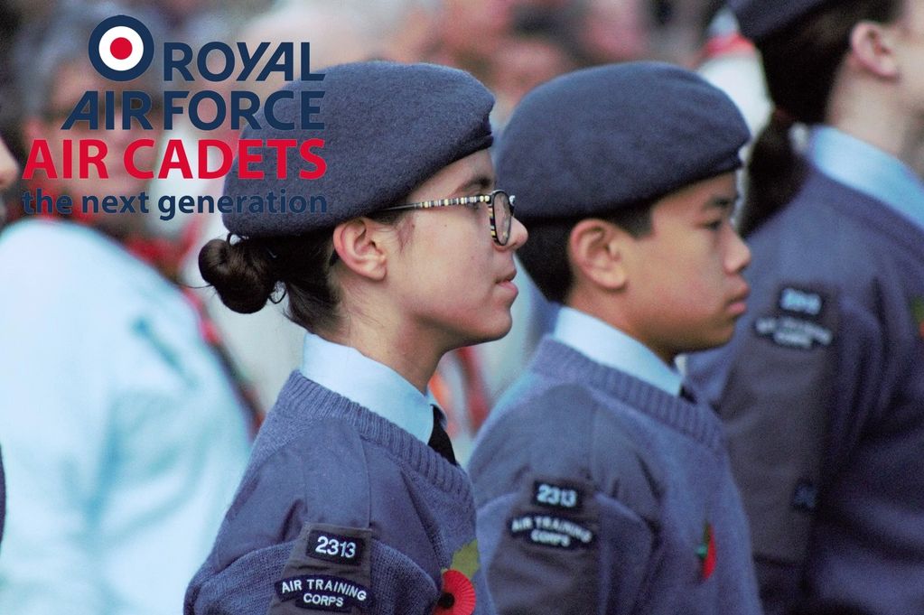 Teya Manolachi - RAF Cadet at 2313 (Rickmansworth & Chalfonts) Squadron - Remembrance day 