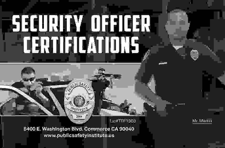 Obtaining a Security Officer License