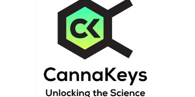 Logo of CannaKeys with tagline Unlocking the Science.