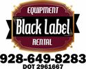 Black Label Equipment rental provides aerial lifting equipment and heavy haul transport service.  