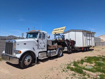 Portable Building on A Shed Trailer