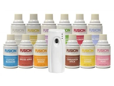 Multiple Scent Aerosol Air Freshener and Dispensers