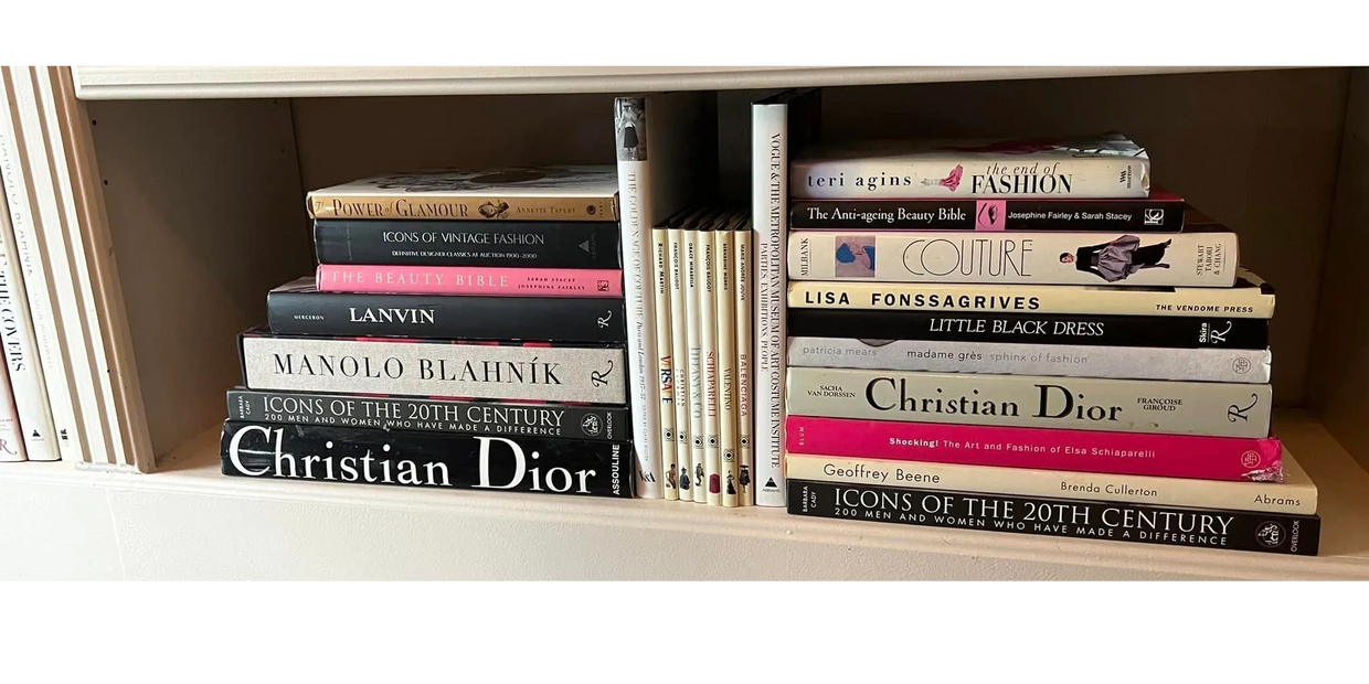 Organized bookshelf