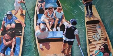 Cambridge punting oil painting
Cambridge artist