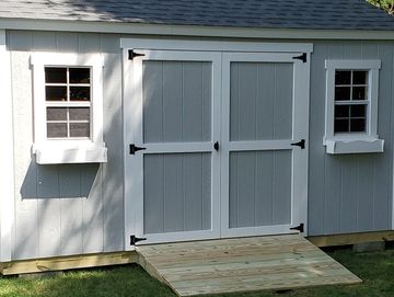 Shed window boxes