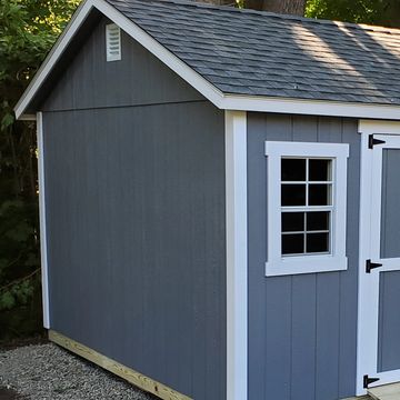 Shed overhang