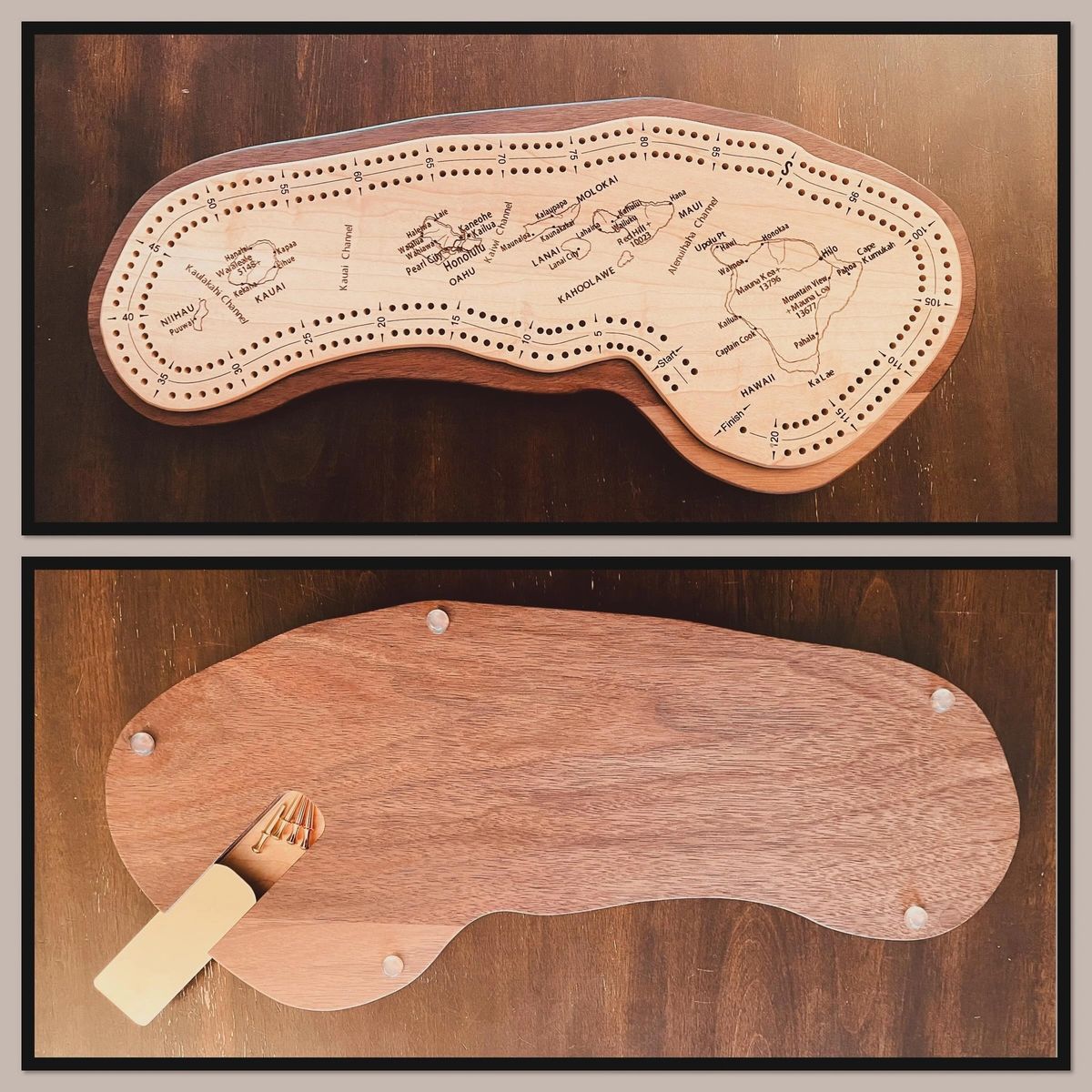 Custom Cribbage 2 track Cribbage