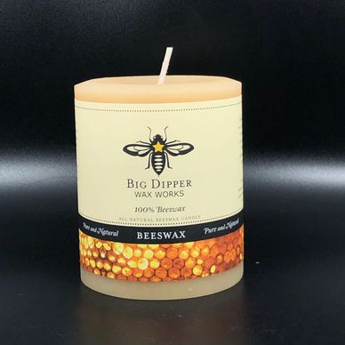 Sunbeam 4 Beeswax Pillar Candle