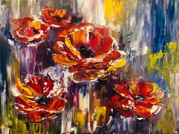TITLE: Poppies in abstract, 2019