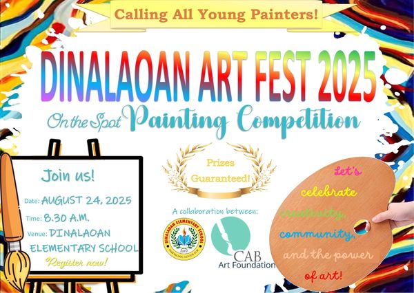 Dinalaoan Art Fest 2025 - A collaboration between CAB Art Foundation and Dinalaoan Elementary School