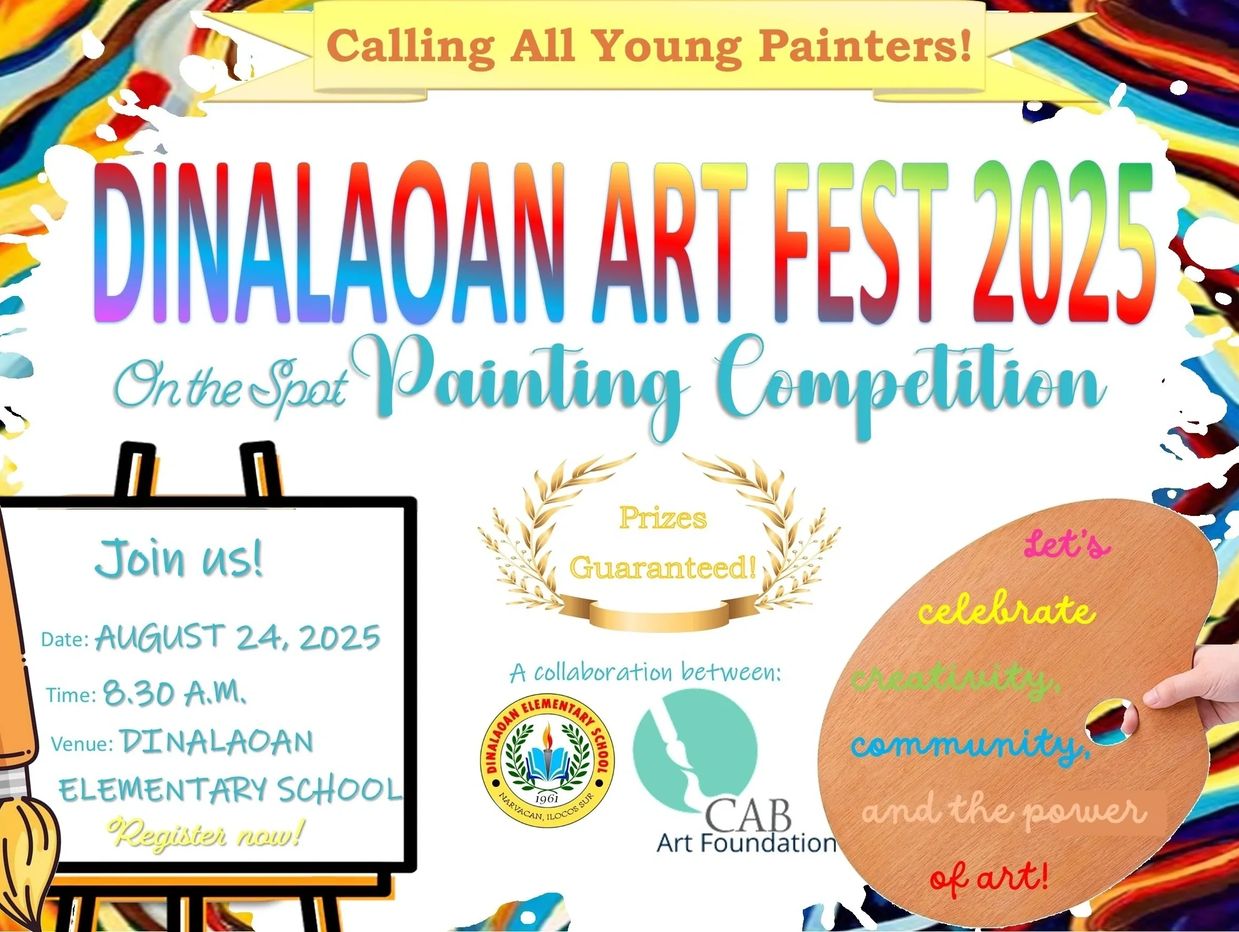 Dinalaoan Art Fest 2025 - A collaboration between CAB Art Foundation and Dinalaoan Elementary School