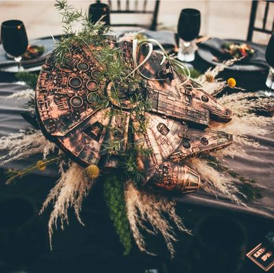star wars themed wedding prop