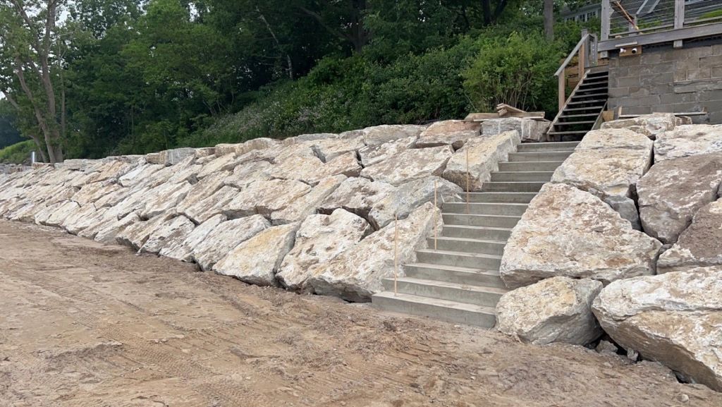 Protection Stone Structure Blog Post: Shoreline Protection with Armour Stone