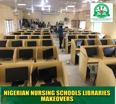 Nigerian Nursing schools libraries Makeover