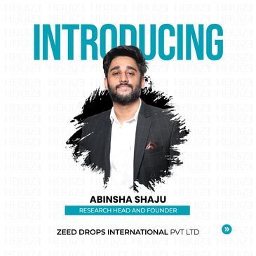 ABINSHA SHAJU
RESEARCH HEAD AND FOUNDER