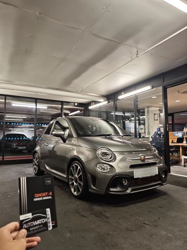 Autowatch Ghost II fitted to this customers Abarth 595