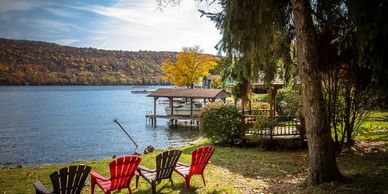 Keuka Lodge lake access.