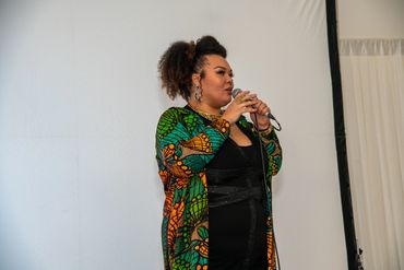Floetic Lara (formerly of Floury) performs at the Caribbean Mixx Christmas Ball