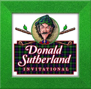 A caricature of Canadian actor, Donald Sutherland.