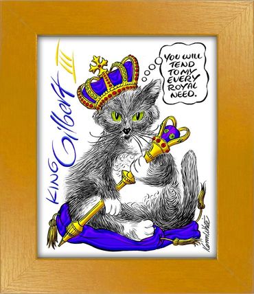 Pet caricature by Kenn White at ExecutiveCaricature.com