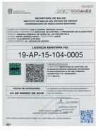 Licencia Sanitaria