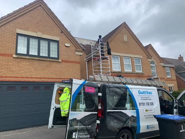 Professional roof cleaning in Northampton, UK, featuring expert roof cleaning and repair services