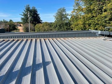 Commercial roof and gutter cleaning