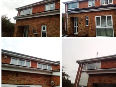 Gutter soffit and fascia cleaning Northampton by GuttVac Guttering & Exterior Cleaning 