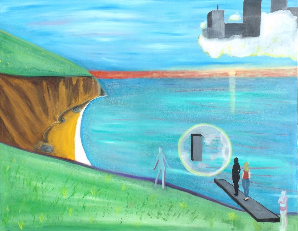 60X48 oil on canvas representing "type one civilization"
Pick up only $1,000