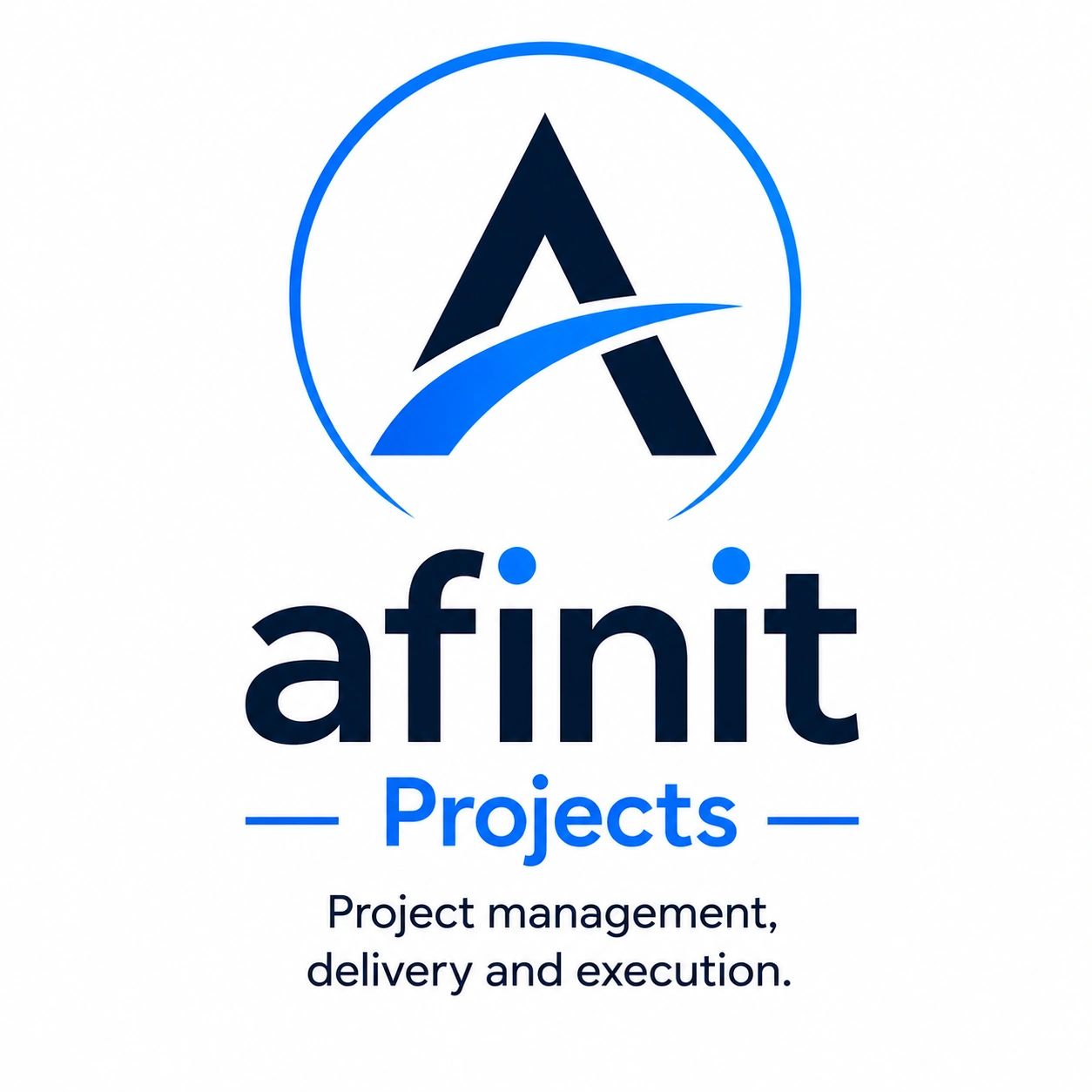 Logo of Afinit Projects specializing in project management and execution.
