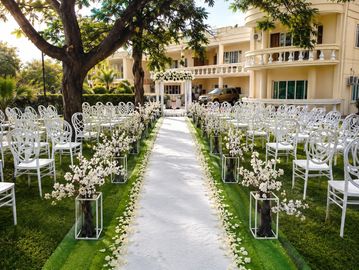 Outdoor wedding venue
