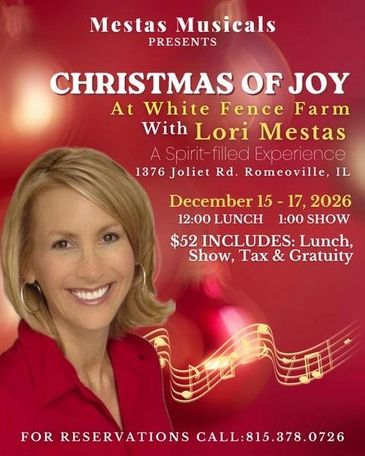 Christmas of Joy musical event with Lori Mestas at White Fence Farm.