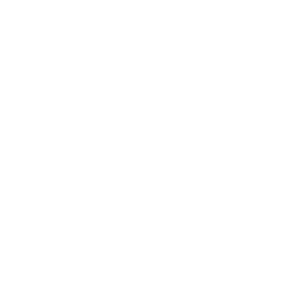 Black and white geometric circular logo with chevron and rectangle shapes.