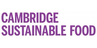 Cambridge Sustainable Food logo in purple.
