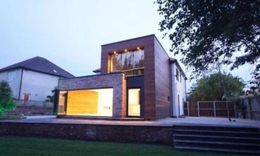 Timber clad modern extension on Southport