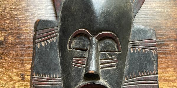 African mask form the 1950s probably Senufo