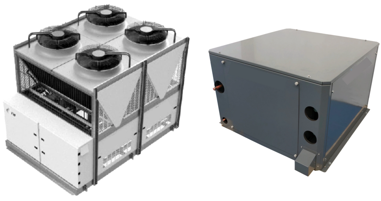 R290 Refrigeration Chiller and Distributed Cascade CO2 Subcrtical Direct Expansion