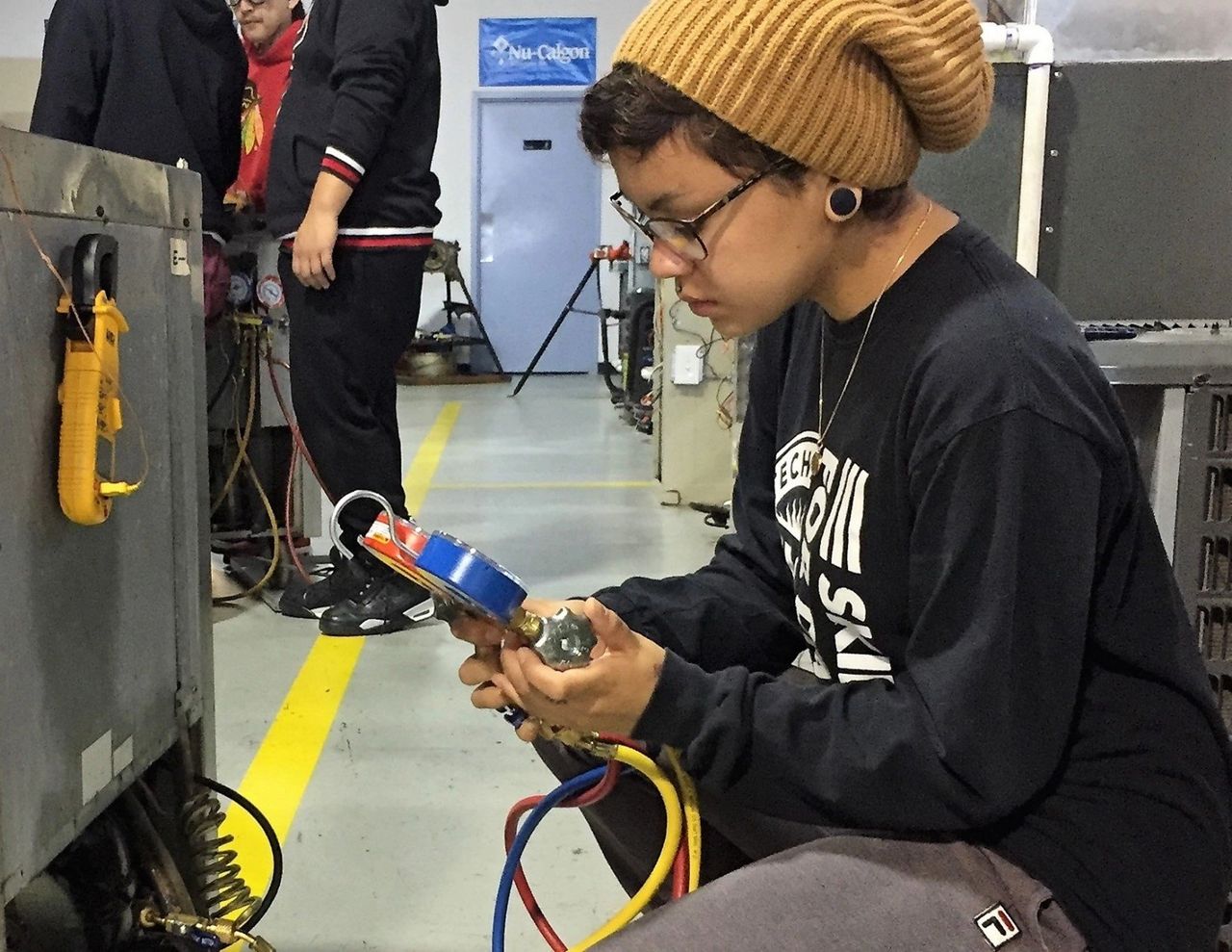 Young Women in the HVACR Field