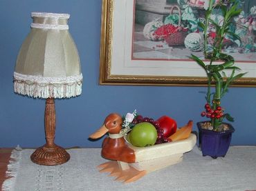 Un bol à fruits ect... canard en bois  Sculptures Tremblay sculpteurs de trois générations canard 
