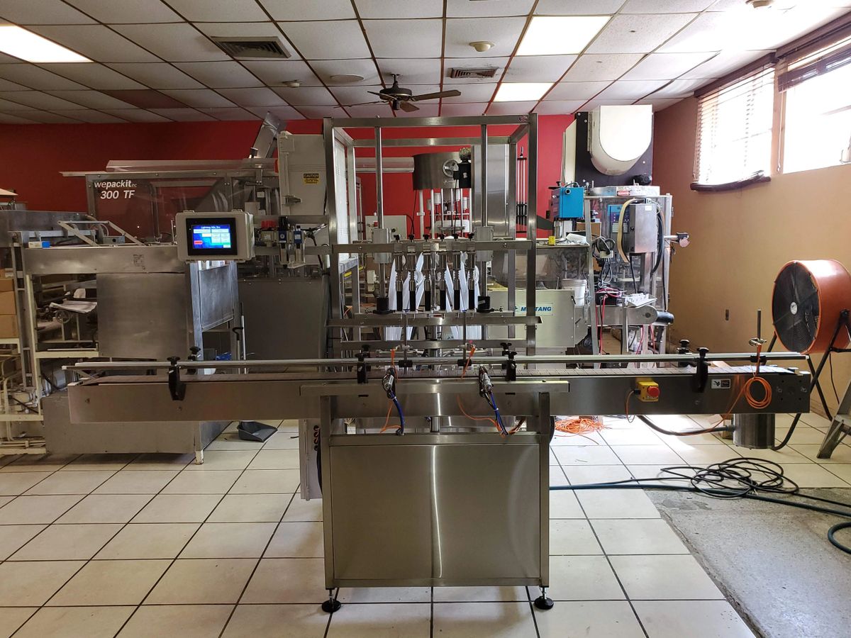 LAI 6 HEAD INLINE PRESSURE OVERFLOW FILLER WITH DRIP TRAY Starting from