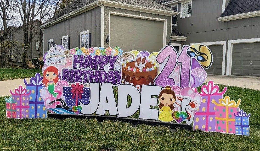 Birthday Yard Sign Rentals Kansas City